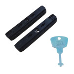 Siegenia Tilt Slide Patio Door Top Track Glider Runner Blocks and Key