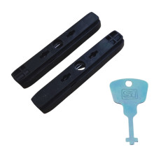 Siegenia Tilt Slide Patio Door Top Track Glider Runner Blocks and Key