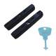 Siegenia Tilt Slide Patio Door Top Track Glider Runner Blocks and Key