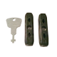 Siegenia Tilt Slide Patio Door Top Track Glider Runner Blocks and Key