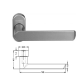 Schuco 240729 Door Handle Silver